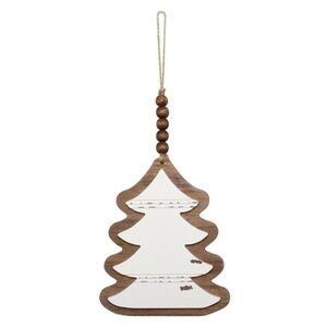 New Collins Painting wooden Christmas tree ornament